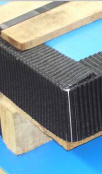 Edge protector. Palets. Corner protection cut-to-size for pallets. Sercalia