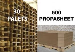 Saving space with Slip Sheets. Slip sheet pallet. Sercalia