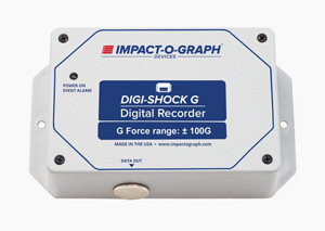 Digi-Shock. G/GT. Data logger. Registrador de temperatura e impacto. Dataloggers. Sercalia