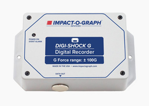 Digi-shock G. Impact O Graph. Data logger. Registrador de temperatura e impacto. Sercalia