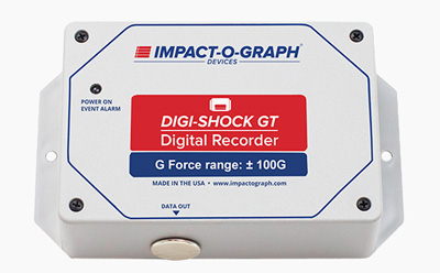 Digi shock GT. Temperature data logger.  Impact O Graph. Shock logger. Sercalia