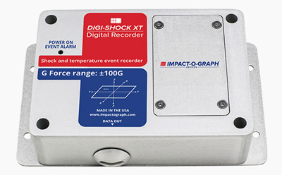  Digi-shock XT. Digital recorder. Registrador de impacto y temperatura. Impact O- Graph. Data logger. Sercalia
