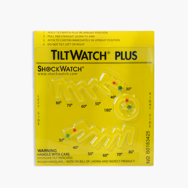  Kippindikator. Tiltwatch Plus. Shockwatch. Sercalia