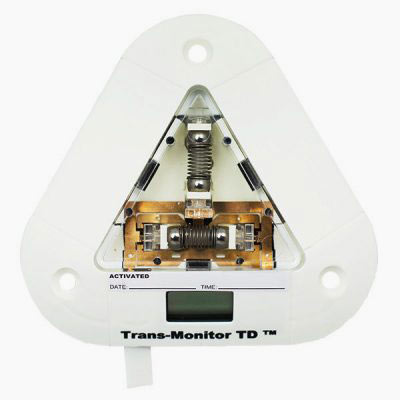 Shock indicators. Trans-Monitor TD - impact indicator. Sercalia