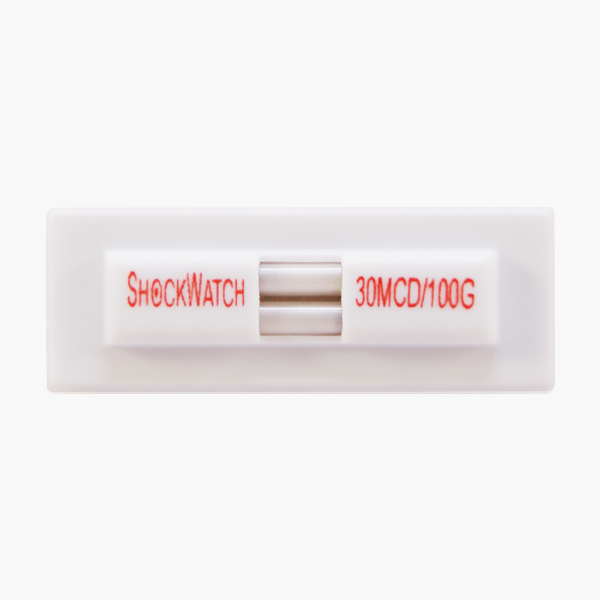 Shockwatch Clip. Indicateur d'impact. Rang de sensibilité: 10G, 15G, 25G, 37G, 50G, 75G, 100G- Sercalia
