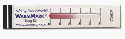 WarmMark. Long Run. Temperaturanzeige. Temperaturindikatoren. Kontrolle der Exposition Ihrer Produkte gegenüber Temperaturerhöhungen für Zeiträume von bis zu 168 Stunden - Sercalia