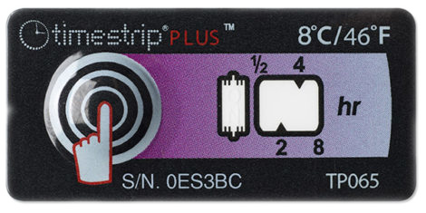 Temperature indicators. Timestrip. Control the temperature oscillations of your products. Sercalia