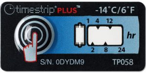 Temperature indicators timestrip plus