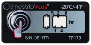 Temperature indicators timestrip plus