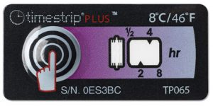 Temperature indicators timestrip plus