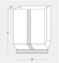 Aluminiumbeutel. umweltfreundliche. Seitenfaltenbeutel - Sercalia