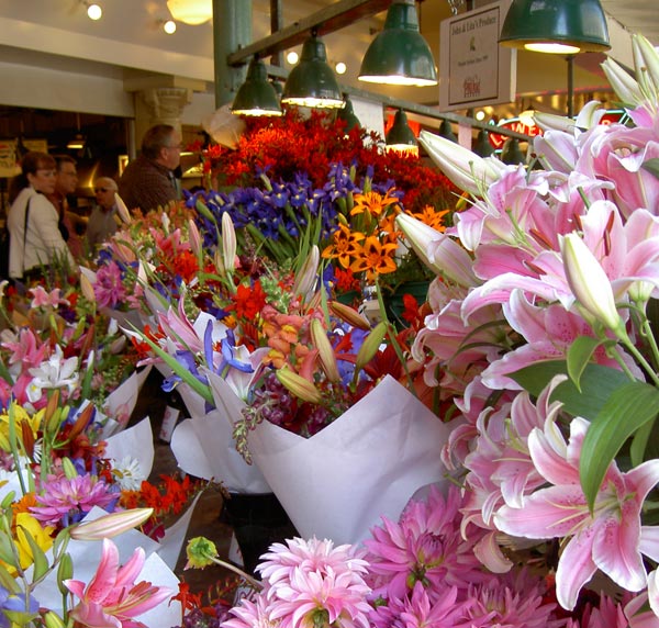 Use of Ethylene absorber, flowers