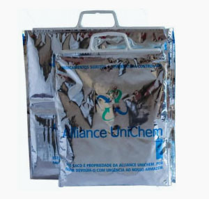 Insulated carrier bags for frozen food. Thermal carrier bag. Cooler bags.  Sercalia