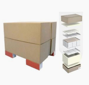 Insulated pallet boxes. Pallet shipper. Insulated Packaging. Sercalia