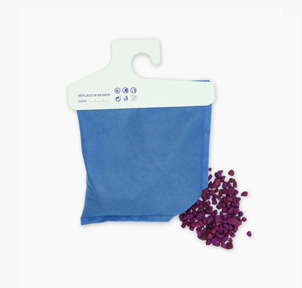 Odor remover bag for boats