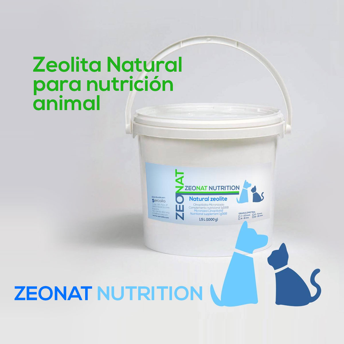 Zeolita Natural Desecante y captador de
