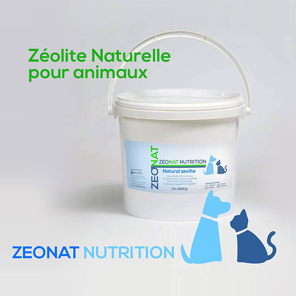 Zéolite Naturelle pour animaux ZEONAT NUTRITION