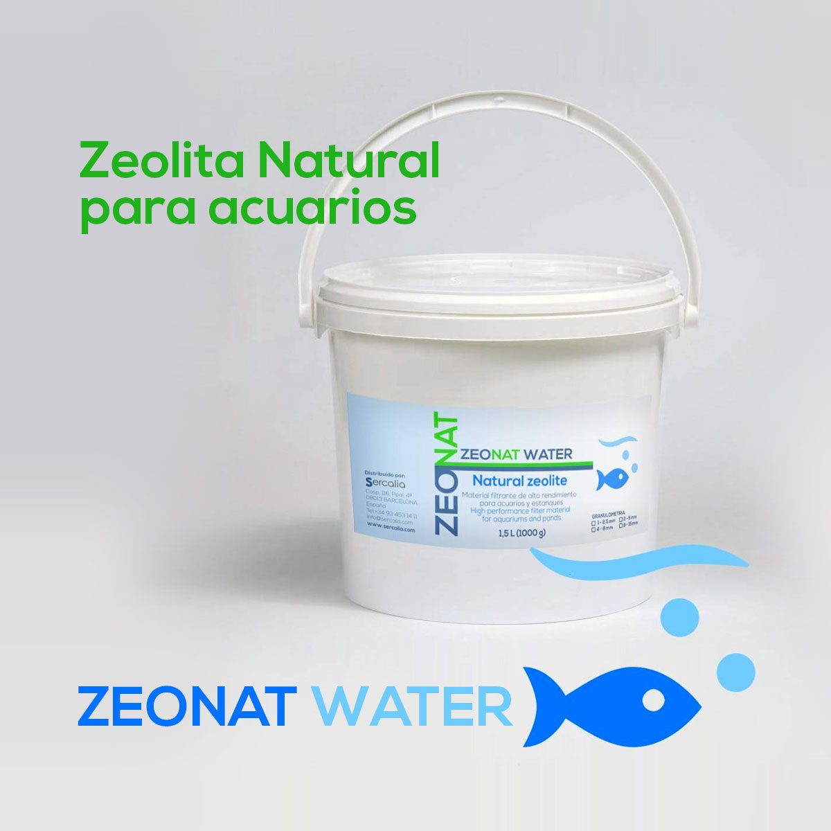 Zeolita Natural Desecante y captador de