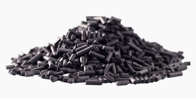 activated carbon in pellets