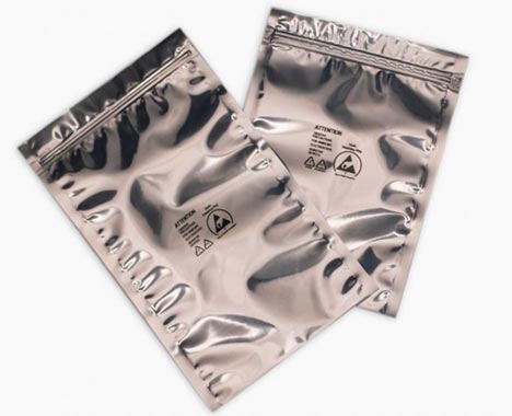  zip bag. Antistatic metallized bag. ESD. Antistatic. Sercalia