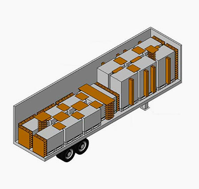 Carton dividers. Pallet separator. Pallet transport. Sercalia